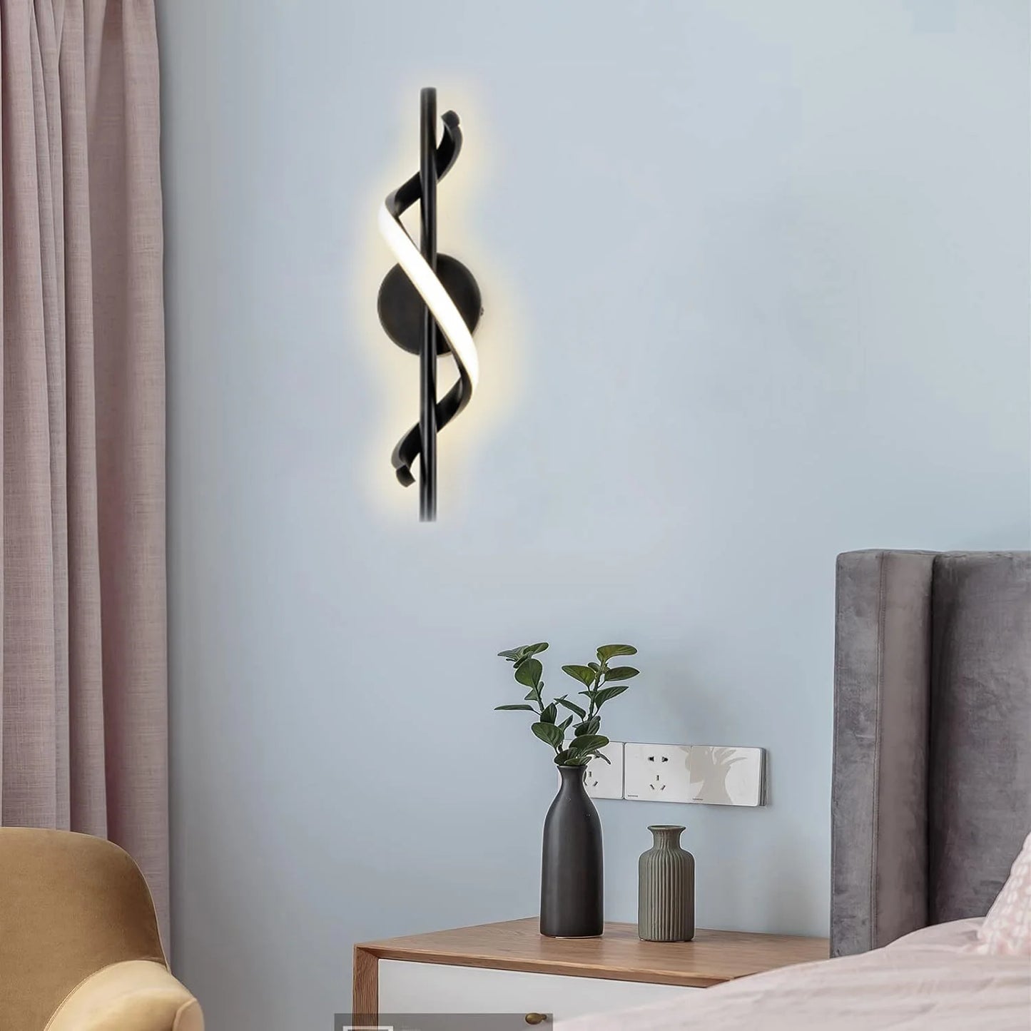 Applique LED minimaliste nordique